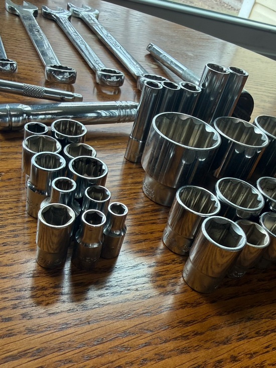 AmPro Chrome Vanadium Wrench/Ratchet Set - Picture 6 of 7